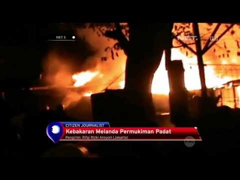 Kebakaran di Pemukiman Padat Penduduk di Kemayoran -NET5 CJ