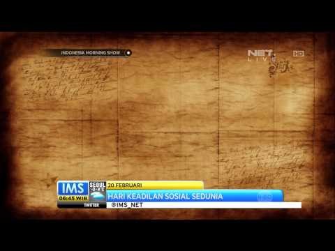 Today's History 20 Februari kita peringati sebagai Hari Keadilan Sosial Sedunia - IMS