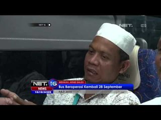 Operasional Bus Pengangkut Jemaah Dihentikan - NET16