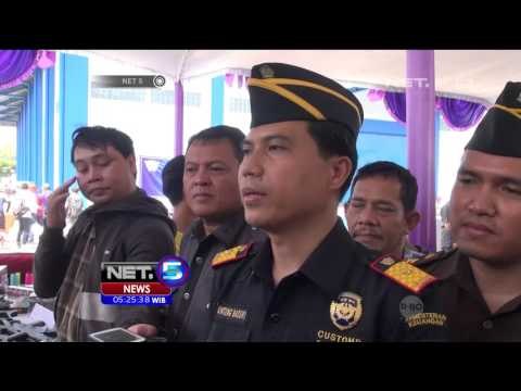 Dirjen Bea Cukai Jateng Musnahkan Puluhan Ribu Barang Sitaan Ilegal - NET5