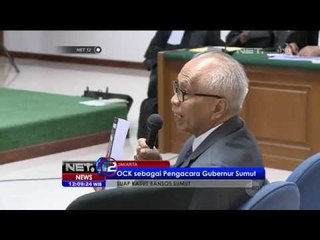 OC Kaligis Anggap Tiga Saksi dalam Kasusnya Tidak Relevan - NET 12