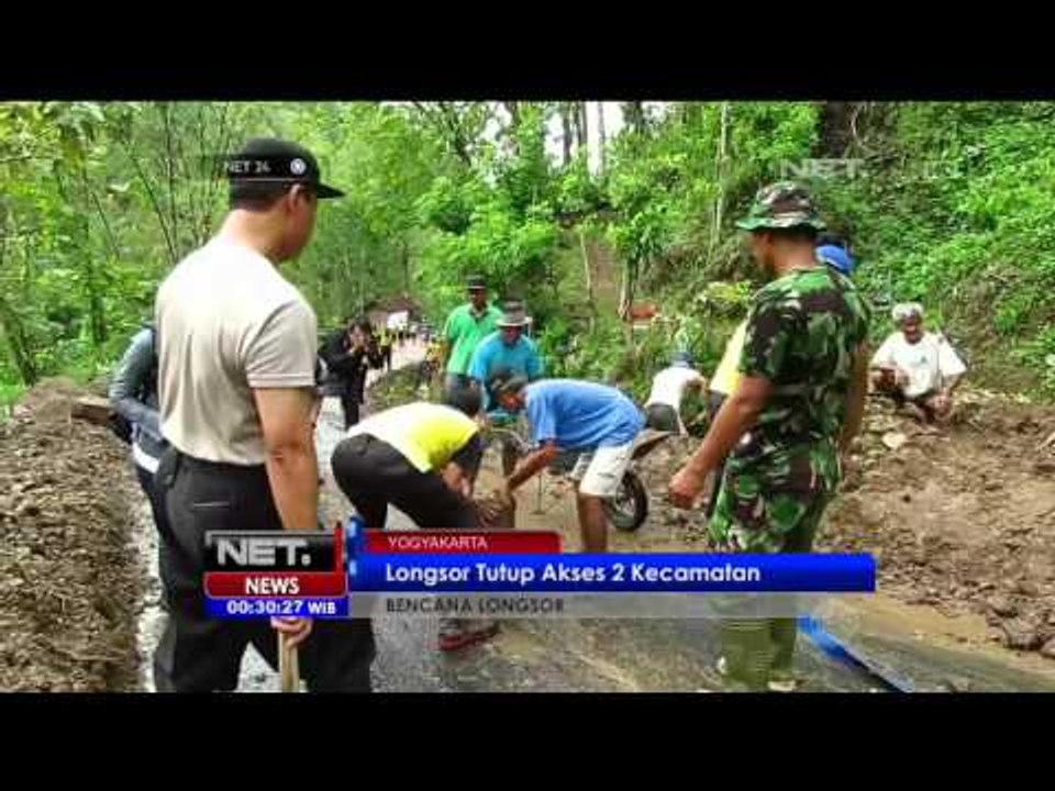 Tebing Setinggi 25 Meter di Yogyakarta Longsor - NET24
