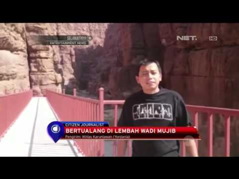 Berpetualang Di Lembah Wadi Mujib  - NET 10