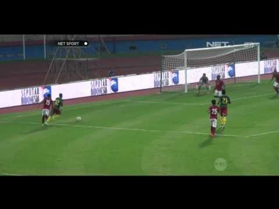 NET Sport - Gol Tunggal Aboubakar Menangkan Kamerun Atas Indonesia