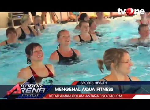 Sensasi Berlatih Fitnes di Kolam Air