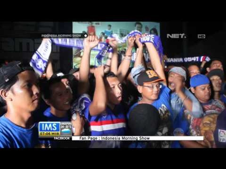 Nobar Suporter Arema dan Pusamania - IMS