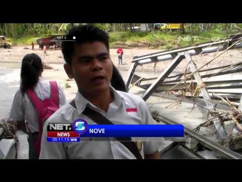 Jembatan Putus Diterjang Air Bah di Nias Barat - NET5