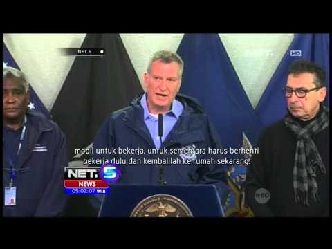 Badai Salju Melanda AS Warga Dihimbau Tetap Dirumah NET5