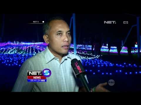 Hamparan Taman Bunga Lampu di Festival Of Light Yogyakarta - NET5