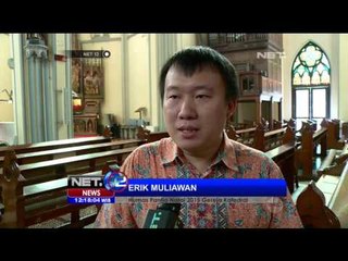Dekorasi Tanaman Hidup Jelang Natal di Gereja Kathedral - NET12