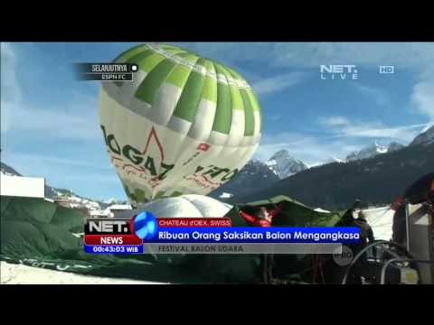 Gelaran Festival Balon Udara di Desa Kecil Swiss - NET24