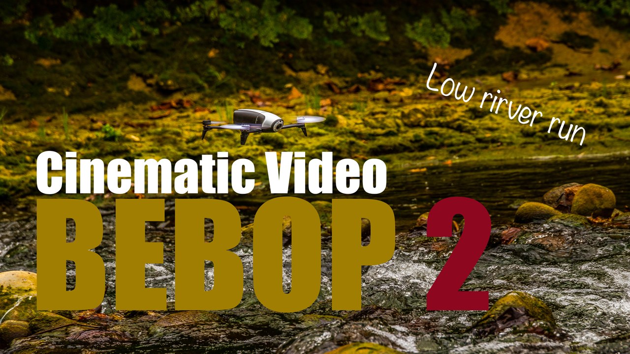 Cinematic video with a BEBOP 2 - Part 6 - Low River Run