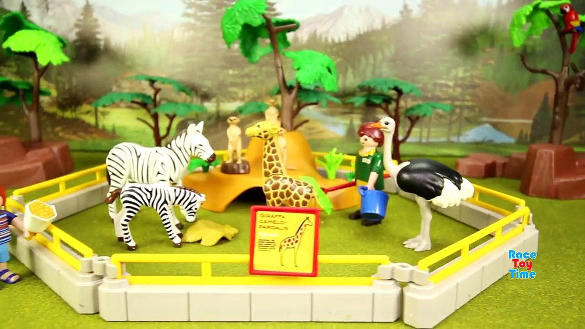playmobil wild animal enclosure