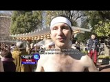 Ratusan Orang Gelar Ritual Mandi Air Es di Kuil Tokyo - NET12