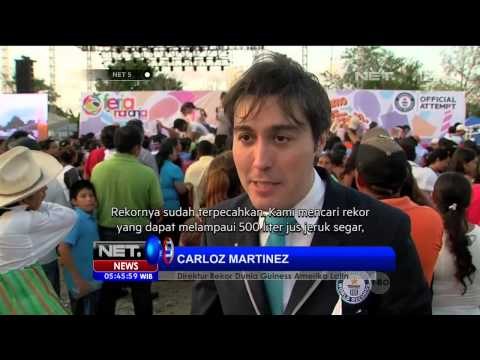 Rekor Dunia Ribuan Liter Jus Jeruk di Meksiko - NET5