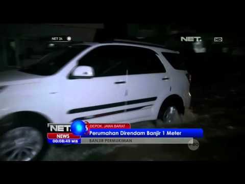 Perumahan di Depok Terendam Banjir HIngga 1 Meter - NET24