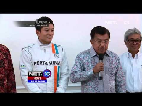 Rio Haryanto Temui Jusuf Kalla Memohon Restu Jelang Balapan F1 Perdana - NET16