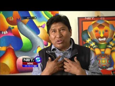 Sensasi Melukis Mural di Lantai Setinggi Belasan Lantai di Bolivia - NET5