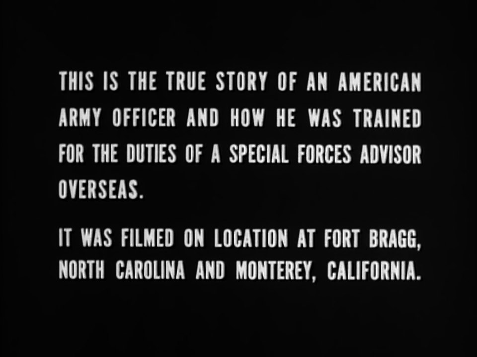 Iran Special Forces Advisor 1963