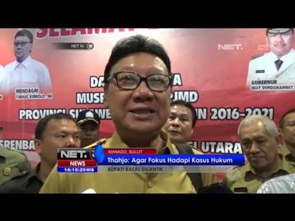 Ratusan Warga Protes Batalnya Pelantikan Bupati Rokan Hulu Terpilih - NET16