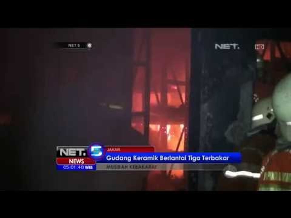 Gudang Keramik Dilalap Kobaran Api, Kerugian Mencapai Milyaran Rupiah - NET5