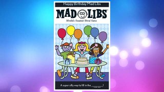Download PDF Happy Birthday Mad Libs FREE