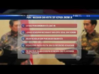 SBY Kritik Jokowi dan Jusuf Kalla - NET24