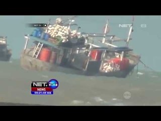 Cuaca Buruk, Perahu Motor Tenggelam di Perairan Balongan - NET24