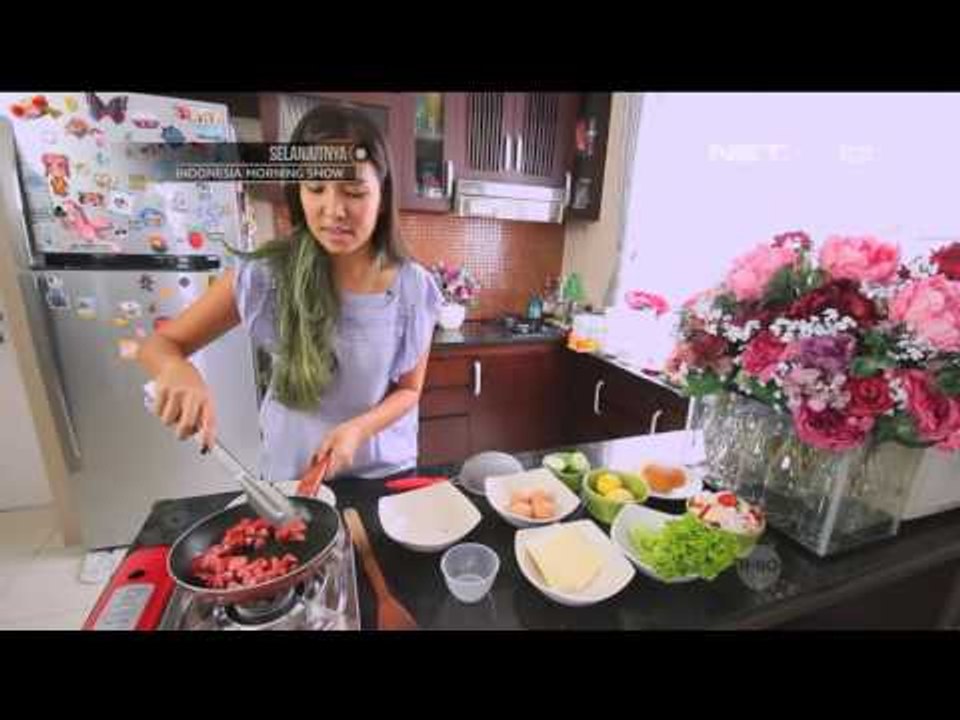 Resep Lezat Egg Burger dan Fruit Salad Special...