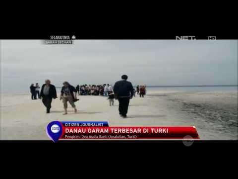 Keindahan Danau Garam Terbesar di Dunia NET12