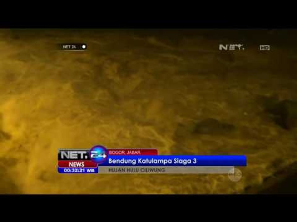 Hujan Deras Guyur Wilayah Bogor, Bendung Katulampa Siaga 3 - NET24