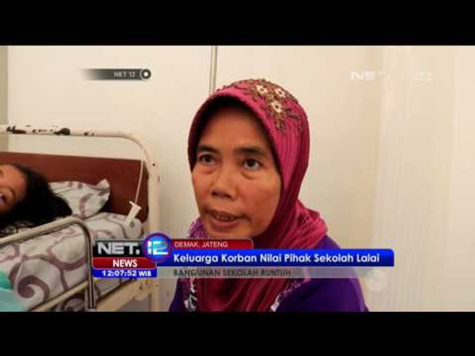 Kondisi Korban Ruang Kelas Ambruk di Demak Kian Membaik - NET12