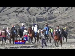 Wisatawan Hiraukan Status Waspada dan Nekat Naik ke Bibir Kawah - NET5