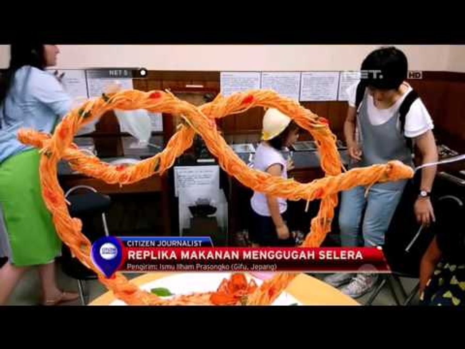 Wisata Pembuatan Replika Makanan dari Lilin di Prefektur Gifu -NET5 20 Juli