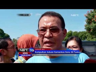 Kumpulkan Aduan, Kemenkes Buka Puluhan Posko di Berbagai Daerah - NET16