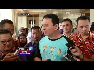 Pernyataan Ahok Percepat Normalisasi Sungai - NET12