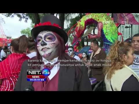 Ratusan Warga Mexico Lukis Wajah Ala Catrina - NET24