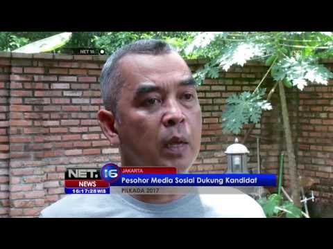 Pesohor Media Sosial Dukung Kandidat Cagub dan Cawagub DKI Jakarta - NET16