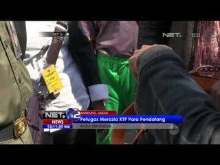 Petugas Razia KTP di Terminal Cicahem, Bandung - NEt12