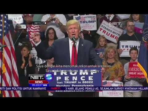 Donald Trump Yakin Raup Suara Terbanyak Dengan Berkampanye Sendiri - NET5
