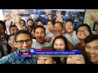 Pasangan Bakal Calon di Media Sosial - NET 12