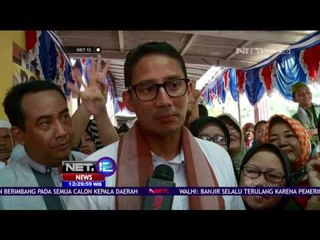 Sandiaga Uno Ajak Warga Ciptakan Iklim Demokrasi Sejuk - NET 12