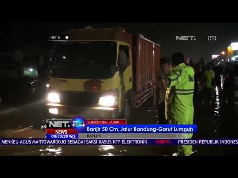 Banjir Setinggi 50 Cm Lumpuhkan Jalan Bandung Garut - NET24