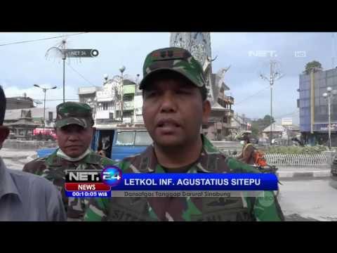 Satgas Tanggap Darurat Sinabung Kembali Bersihkan Abu Vulkanik - NET24