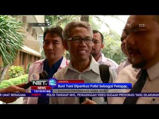 Buni Yani Diperiksa Polisi Sebagai Pelapor - NET 12