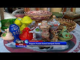 Inilah Kreasi Paper Recycle Bali - NET 12