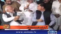 Intense Fight Between Ejaz Ch And Mian Javed Latif