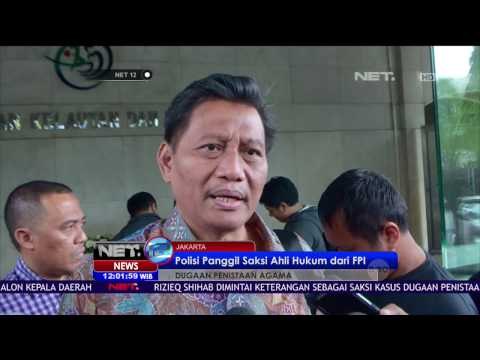 Penyidik Bareskrim Polri Panggil Dua Saksi Kasus Dugaan Penistaan Agama - NET 12