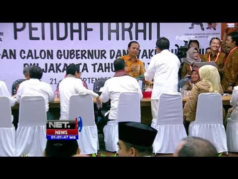 2 Pasang Bakal Calon Gubernur dan Wakil Gubernur DKI Telah Mendaftar - NET24