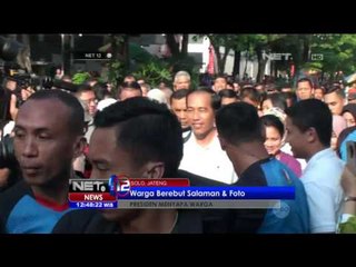 Presiden Jokowi Menyapa Warga di Car Free Day Solo - NET12